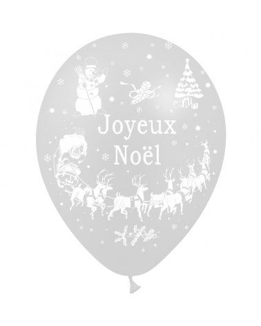 Ballon latex or Joyeux Noël! - 28-30 CM