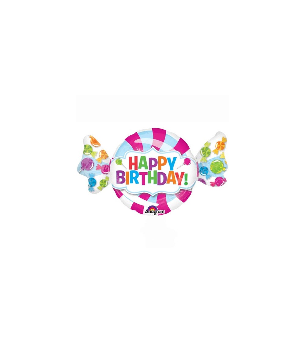 Ballon Foil Anniversaire Bonbon