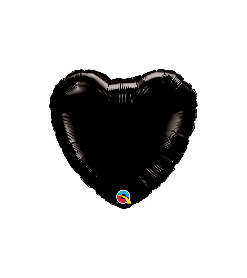 Ballon Coeur Noir