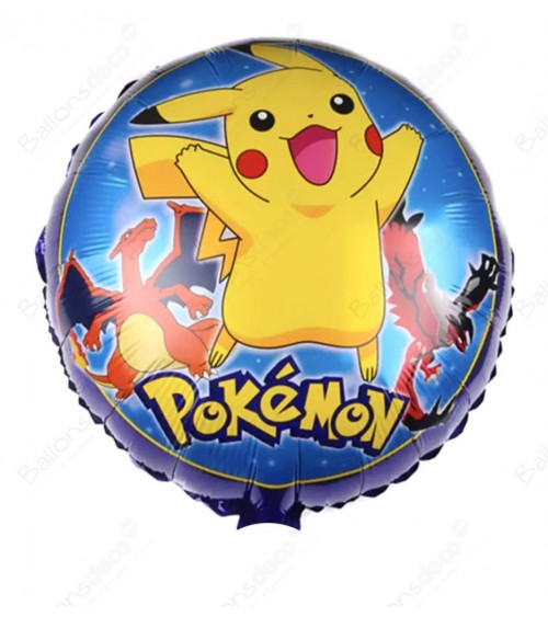 Mini Ballon alu Pokemon décoration anniversaire enfant