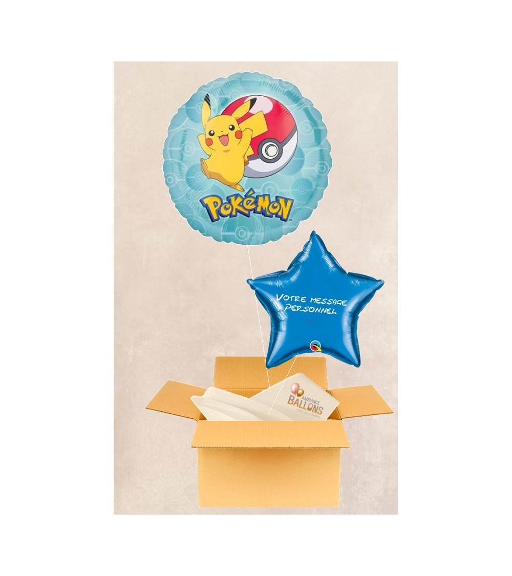 Ballon Anniversaire Pokemon | Ballon Helium Pokemon | Baudruche Pokémon