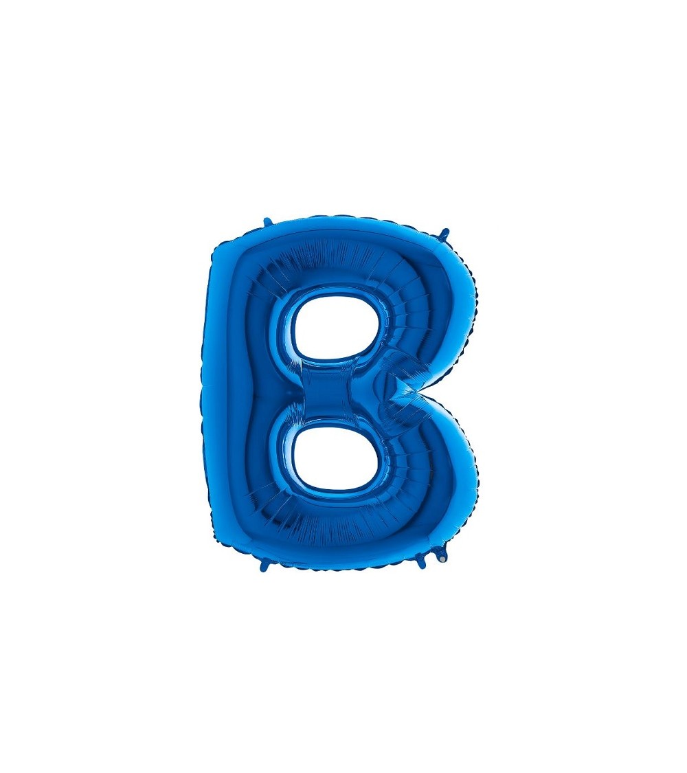 Ballon Gonflable Aluminium Lettre B Bleu Cm